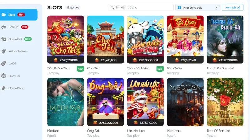 Danh mục trò chơi giải trí