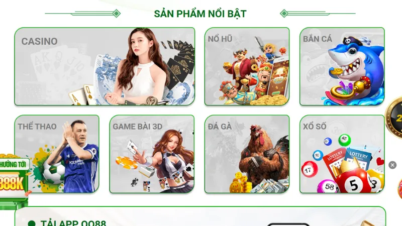 Thư viện game giải trí đa dạng và phong phú được nhà cái cung cấp