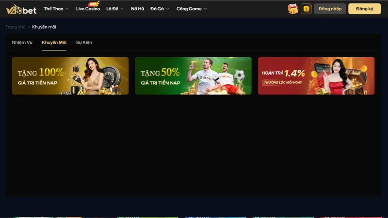 Điểm danh ưu đãi tại Vaobet mới nhất năm 2025 dành cho mọi thành viên