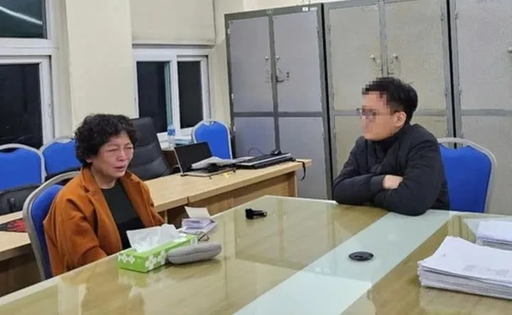 Bị can Phạm Thị Hòa