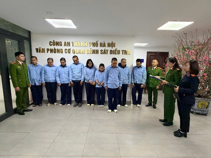 Các bị can bị khởi tố