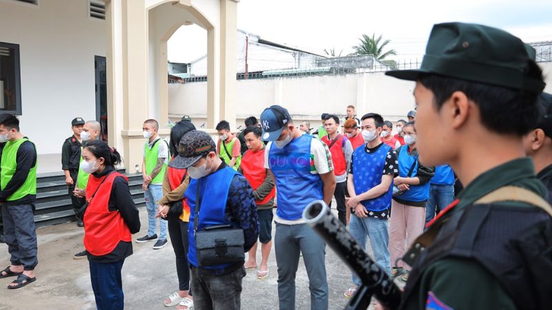 Đường dây lừa đảo bị tóm gọn khi từ Campuchia về quê ăn Tết Nguyên đán