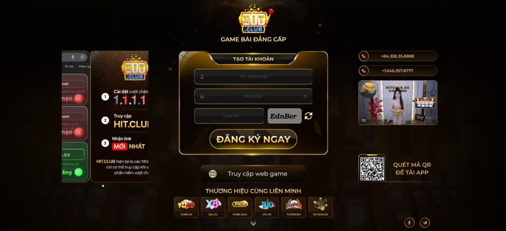 Giao diện Hitclub chính hãng