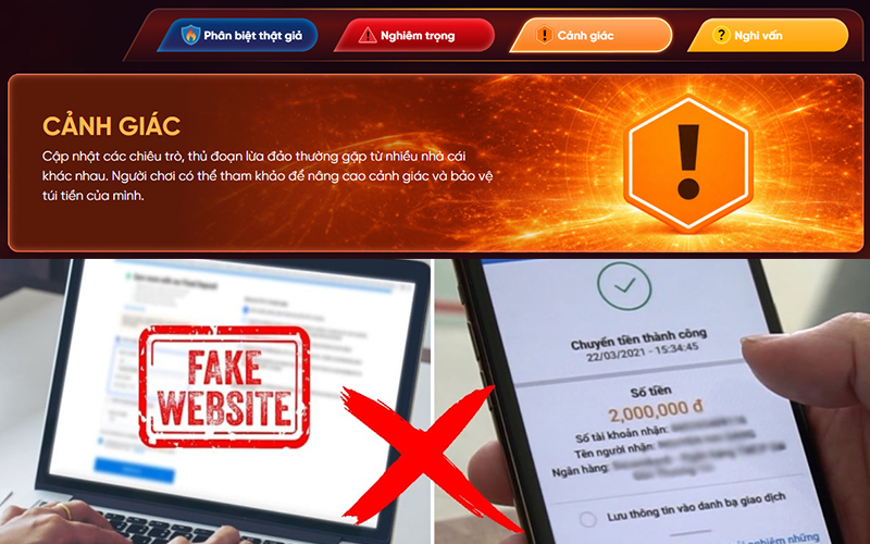 Lật tẩy chiêu trò “treo đầu dê bán thịt chó” của các trang web giả mạo